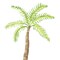 Small Palm Tree Wall Stencil | 2874 by Designer Stencils |